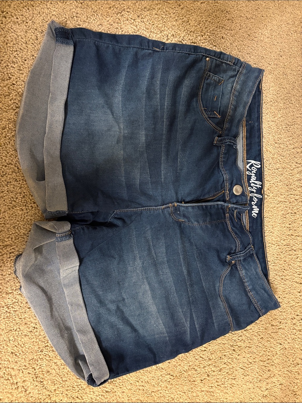 Royalty For Me denim shorts